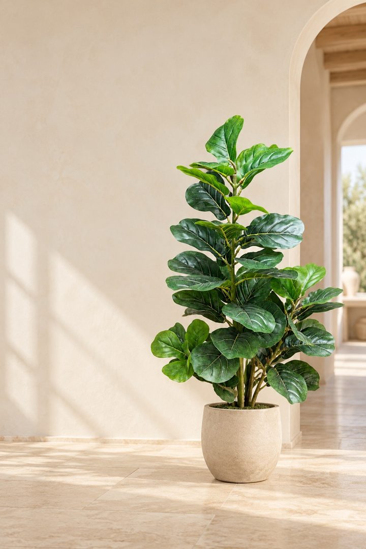 Lirena, Ficus lyrata artificial de 120 cm