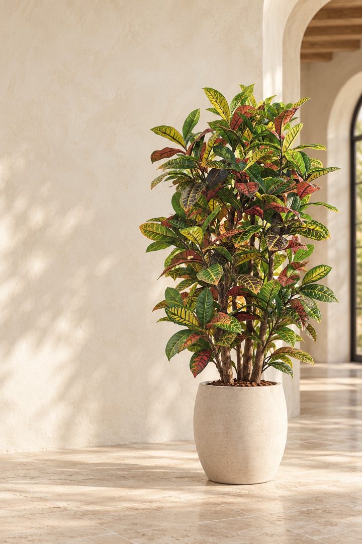 Cromia Alta, crotón árbol artificial de 150 cm