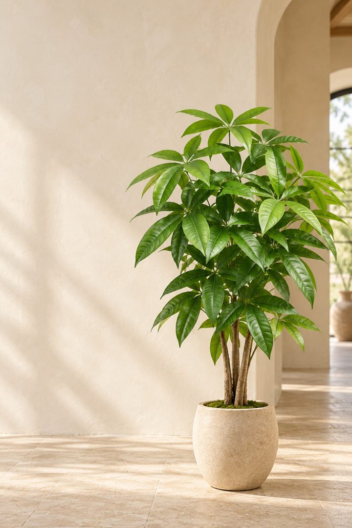 Pachira, árbol del dinero artificial de 120 cm